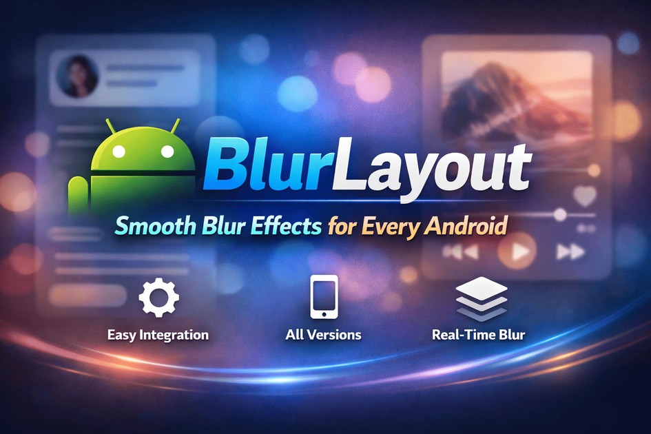 BlurLayout: Effortless Real-Time Blur for Modern Android Apps